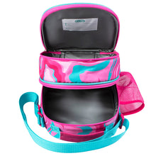 Load image into Gallery viewer, Pink Marley Swirl Sling Lunchbox
