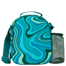 Load image into Gallery viewer, Green Marley Swirl Sling Lunchbox
