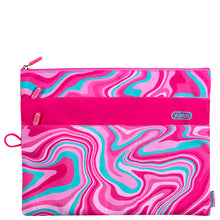 Load image into Gallery viewer, Pink Marley Swirl X-Large Pencil Case
