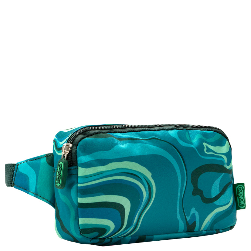 Green Marley Swirl Travel Pouch