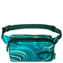 Load image into Gallery viewer, Green Marley Swirl Travel Pouch
