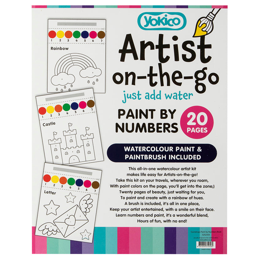 Gumdrops Paint by Numbers Book