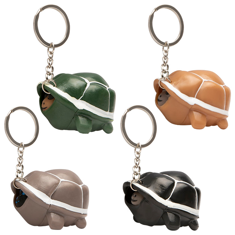 Shy Tortoise Keychain
