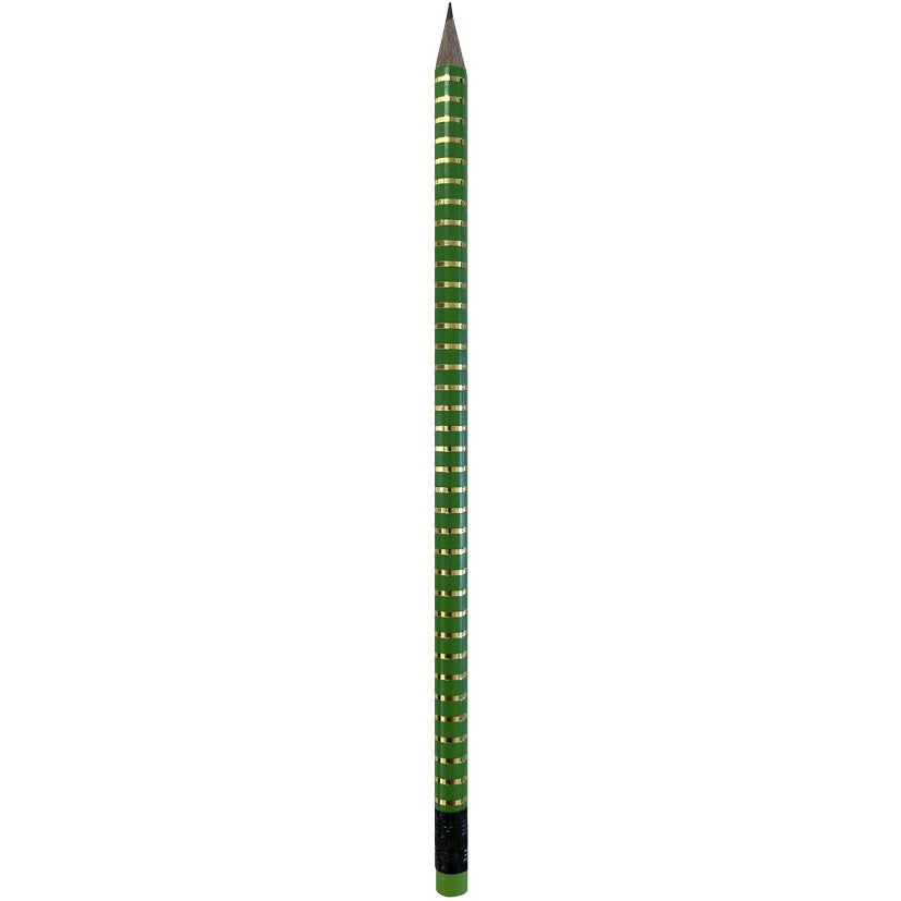 HB Pencil - Green Striped