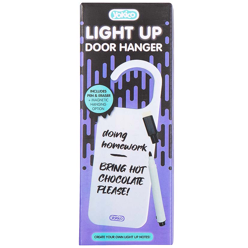 Purple Light Up Door Hanger