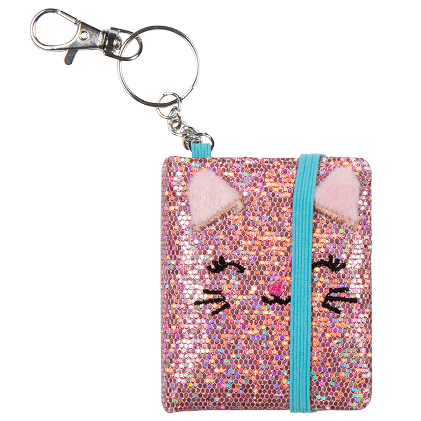 Kitty Mini-Notebook Keychain