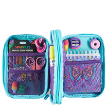 Load image into Gallery viewer, Purple Creators Dbl Hardshell Pencil Case
