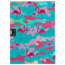 Load image into Gallery viewer, Flamingo Paper Lockable Journal
