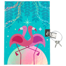 Load image into Gallery viewer, Flamingo Paper Lockable Journal
