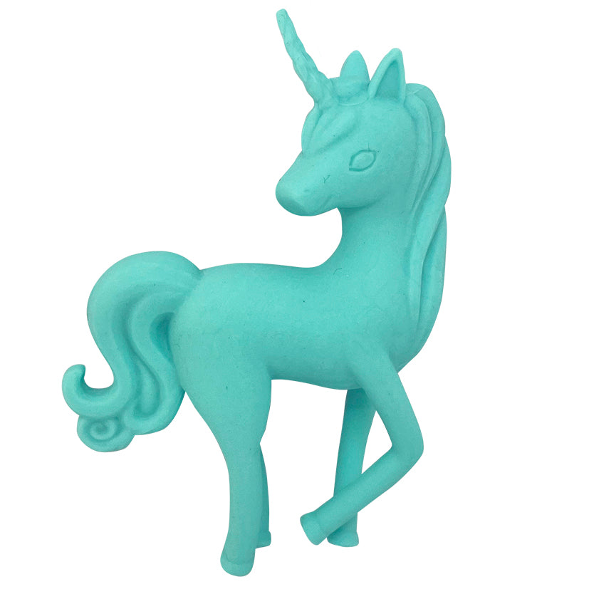 Pony Unicorn Eraser - Cyan
