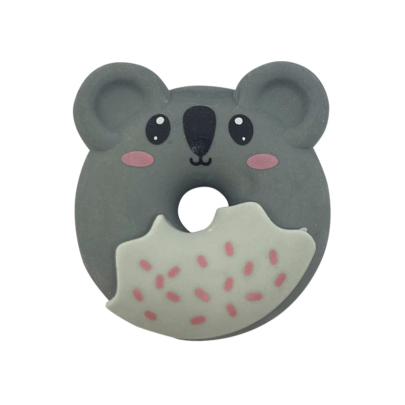Donut Animal Scented Eraser - Grey