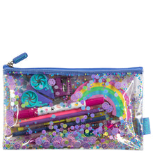 Load image into Gallery viewer, Yomoji Glitter Filled Pencil Case

