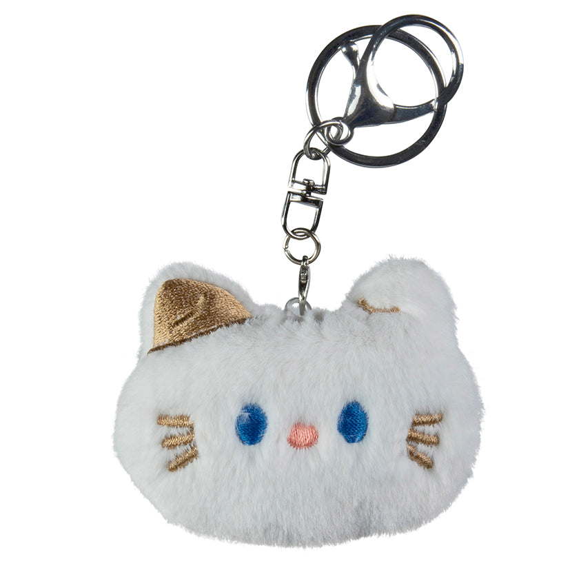 Animal Face Keychain - Cat