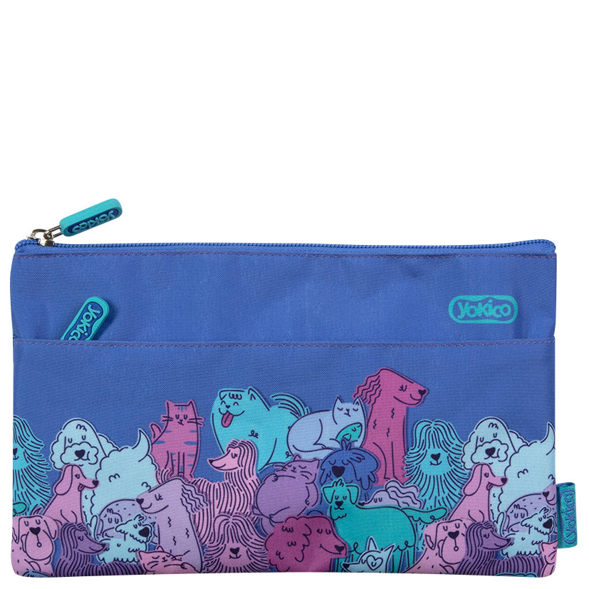 2 Zip Furry BF Pencil Case