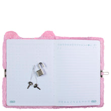 Load image into Gallery viewer, Love Cat Fluffy Lockable Journal
