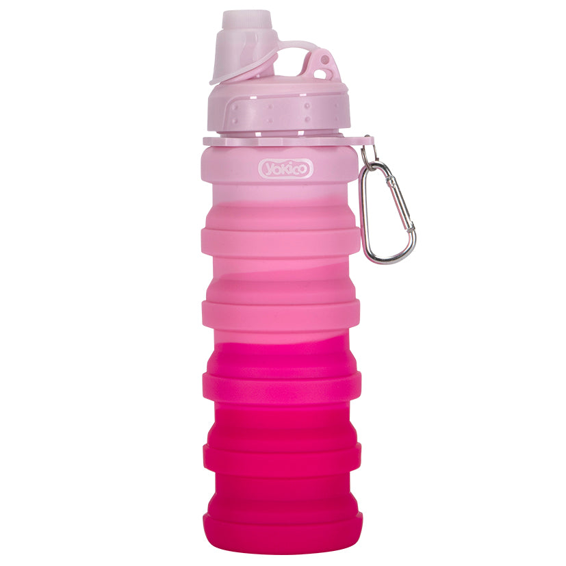 Pink Gumdrops Foldable Silicone Bottle