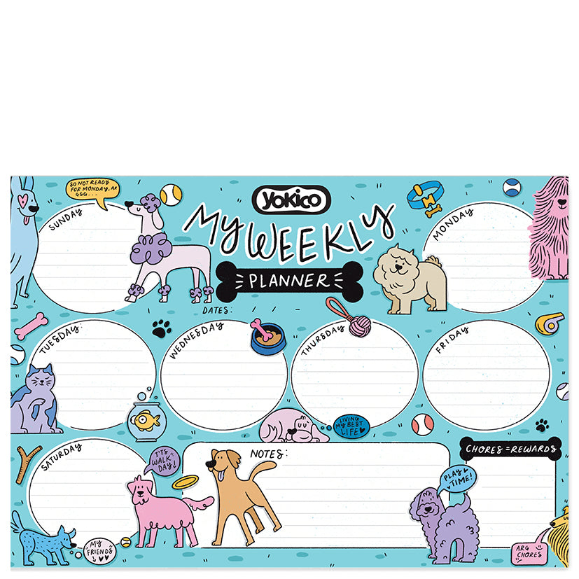 Pets Weekly A4 Desk Planner