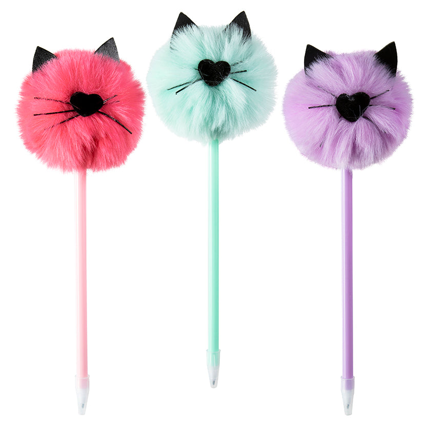 Kitty Pom Pom Pen