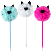 Load image into Gallery viewer, Kitty Pom Pom Pen
