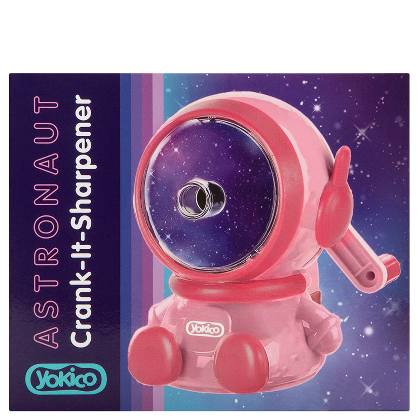 Pink Astronaut Crank It Sharpener