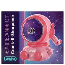 Load image into Gallery viewer, Pink Astronaut Crank It Sharpener
