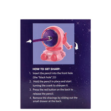 Load image into Gallery viewer, Pink Astronaut Crank It Sharpener
