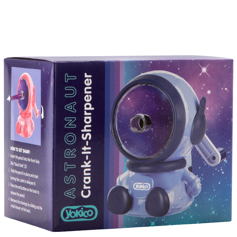 Blue Astronaut Crank It Sharpener