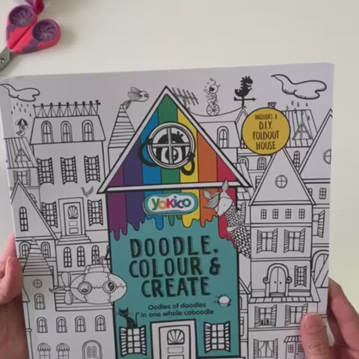 Doodle, Colour & Create Book