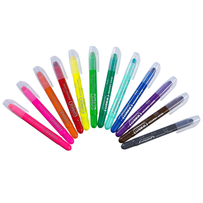Silky Twisty Crayons (12 Pack)