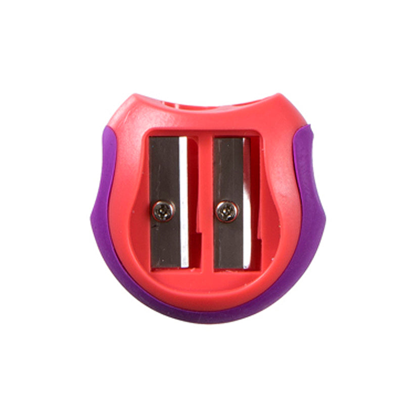2 Hole Round Sharpener - Pink / Purple