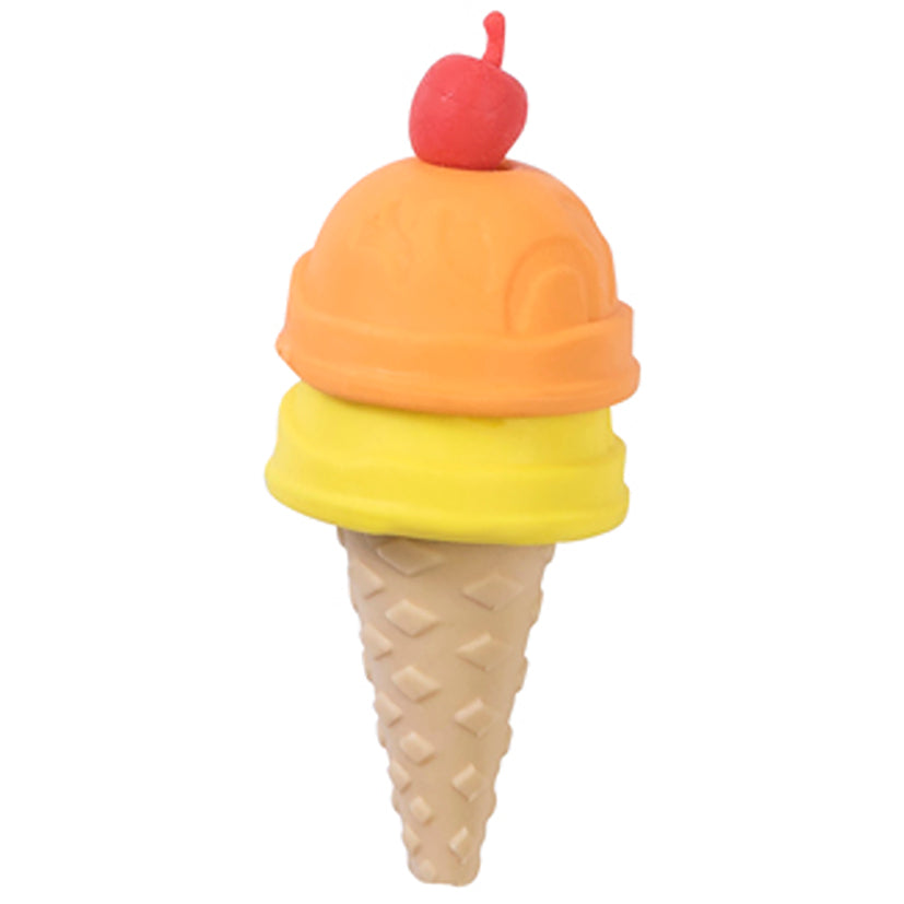Orange and Yellow Ice Cream Eraser