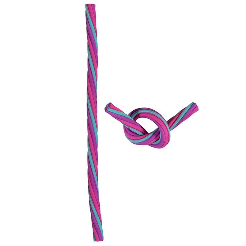 Twirl Purple/Cyan Rope Eraser