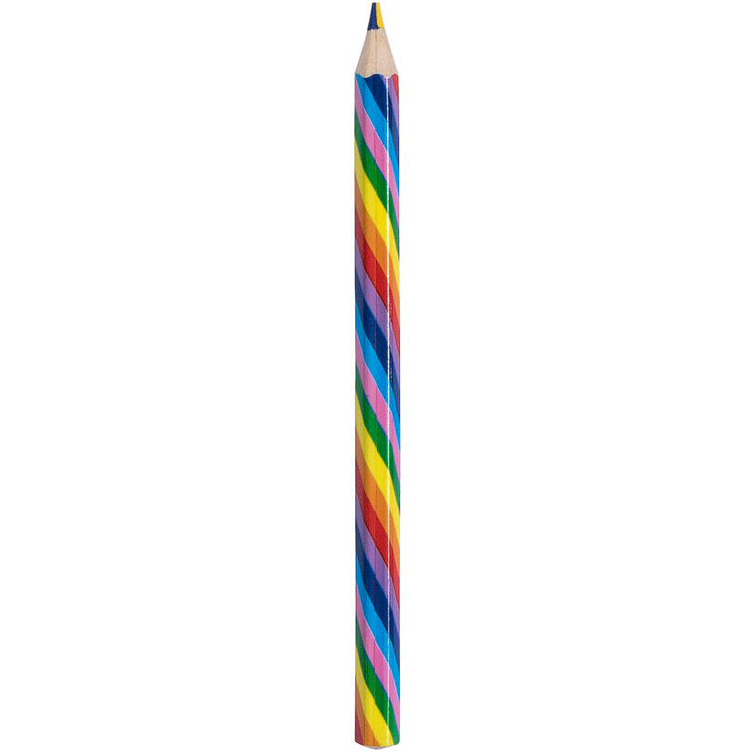 Striped Rainbow Lead Pencil