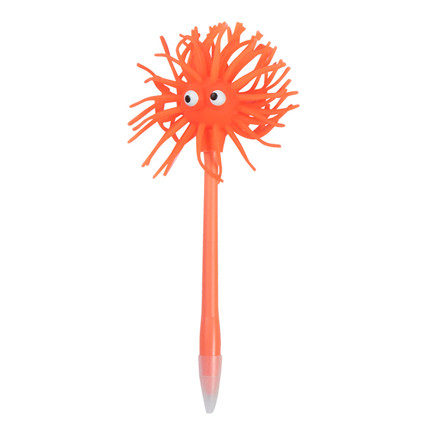 Silicone Monster Pen - Orange