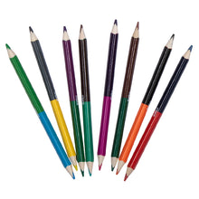 Load image into Gallery viewer, Jumbo Double Sided Coloured Pencils (8 pack)