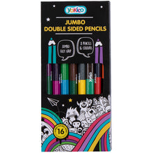 Load image into Gallery viewer, Jumbo Double Sided Coloured Pencils (8 pack)
