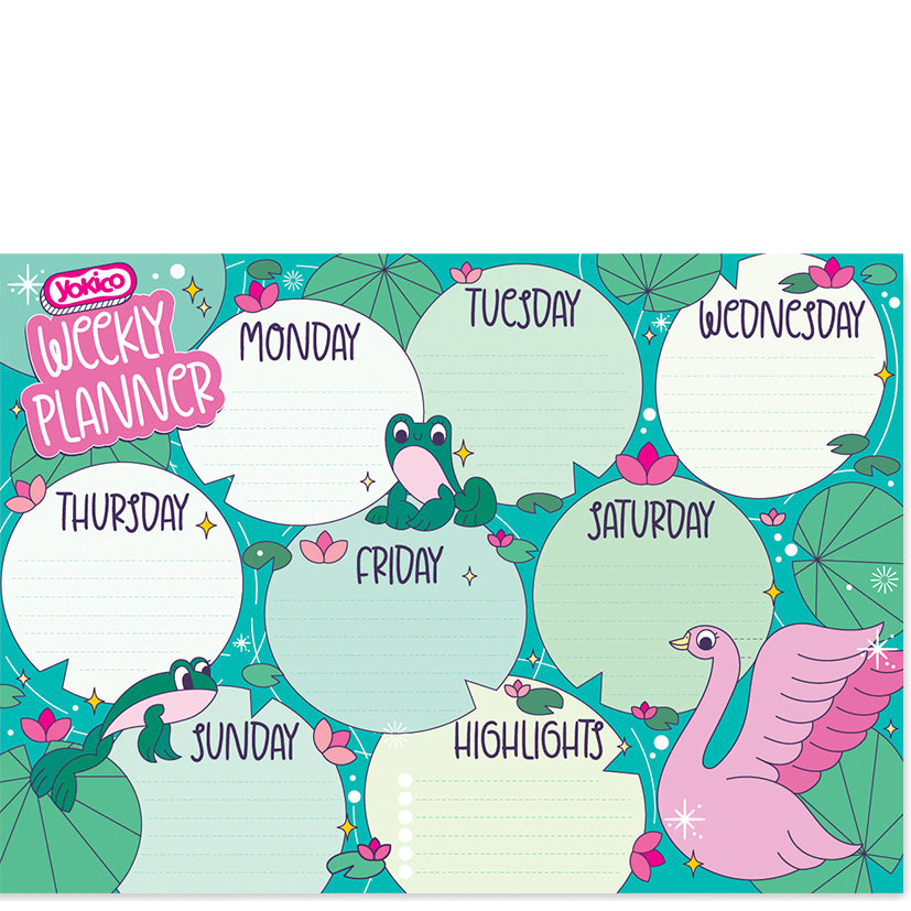 Magic Pond Weekly A4 Desk Planner